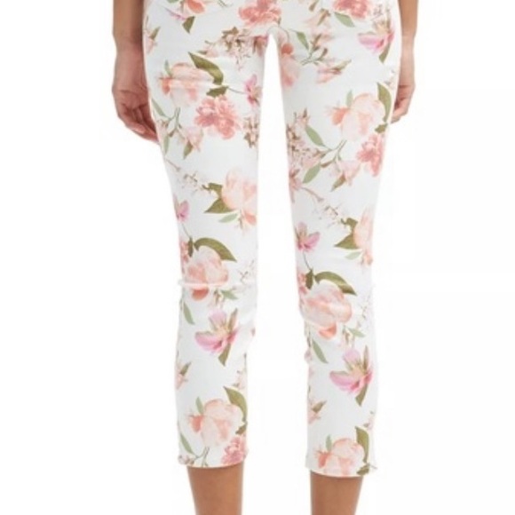 Jen 7 All For Mankind Floral Print Capris - Picture 3 of 3